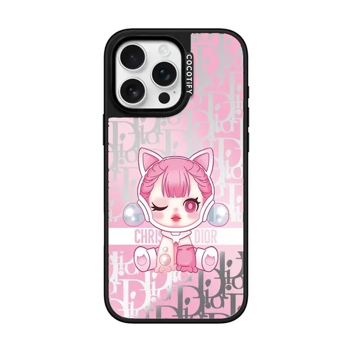 ルイヴィトンiphone16 proケース 美少女 可愛い